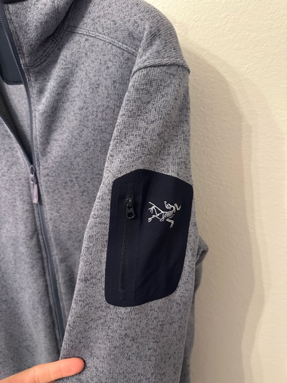 Arc'teryx Full-Zip Hooded Fleece Jacket Zip Up Sweatshirt - Picture 4 of 6
